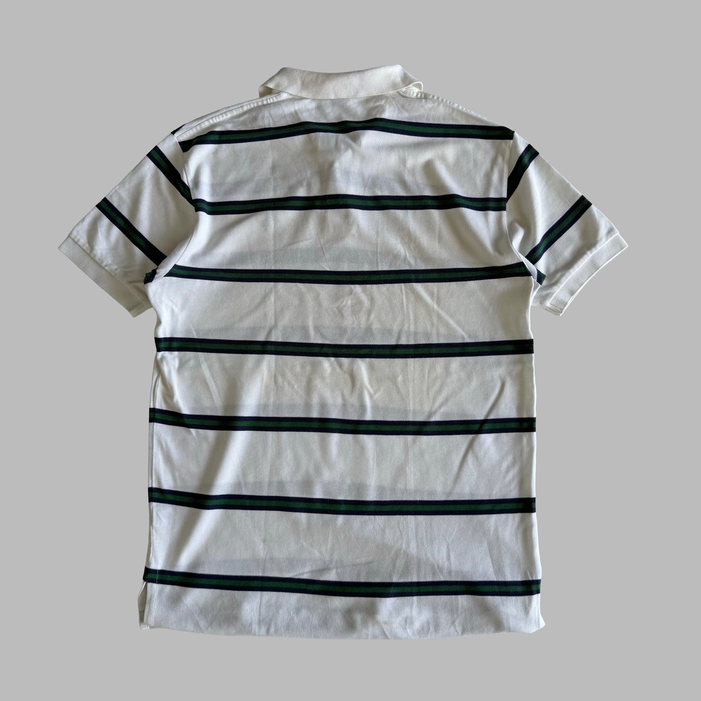 Ralph Lauren Striped Polo Shirt - Large