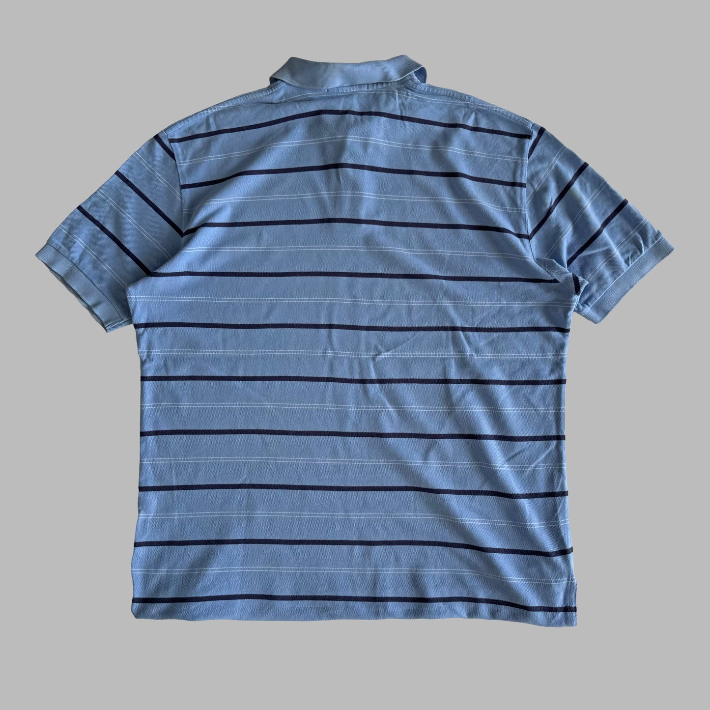 Ralph Lauren Striped Polo Shirt - Large