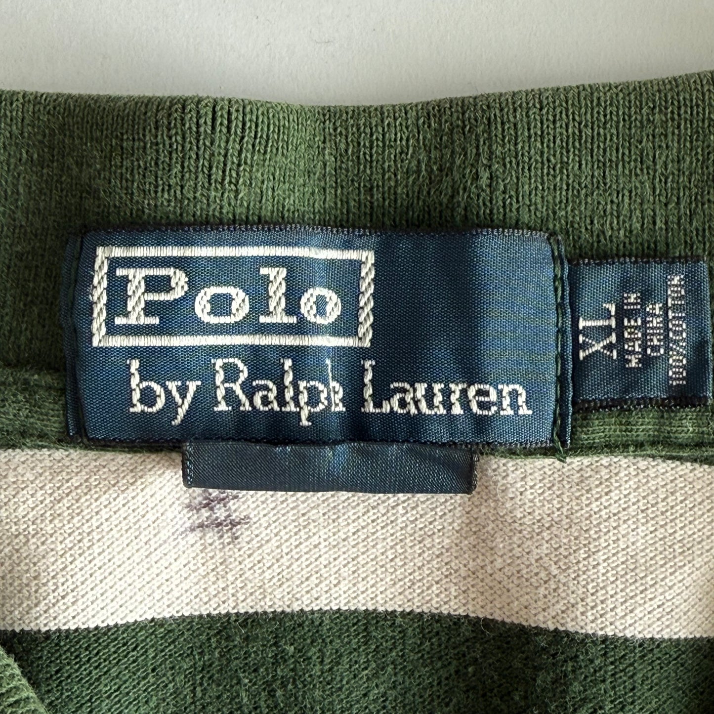 Ralph Lauren Striped Polo Shirt - XL