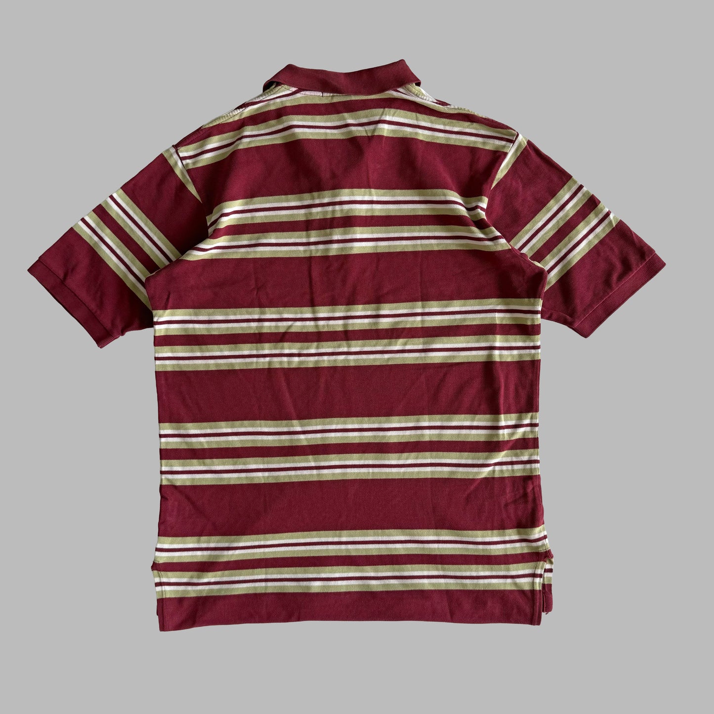 Ralph Lauren Striped Polo Shirt - Large