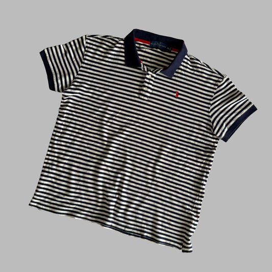 Ralph Lauren Striped Polo Shirt - Medium