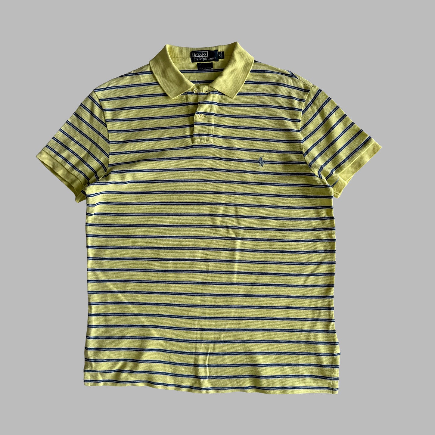 Ralph Lauren Striped Polo Shirt - Medium