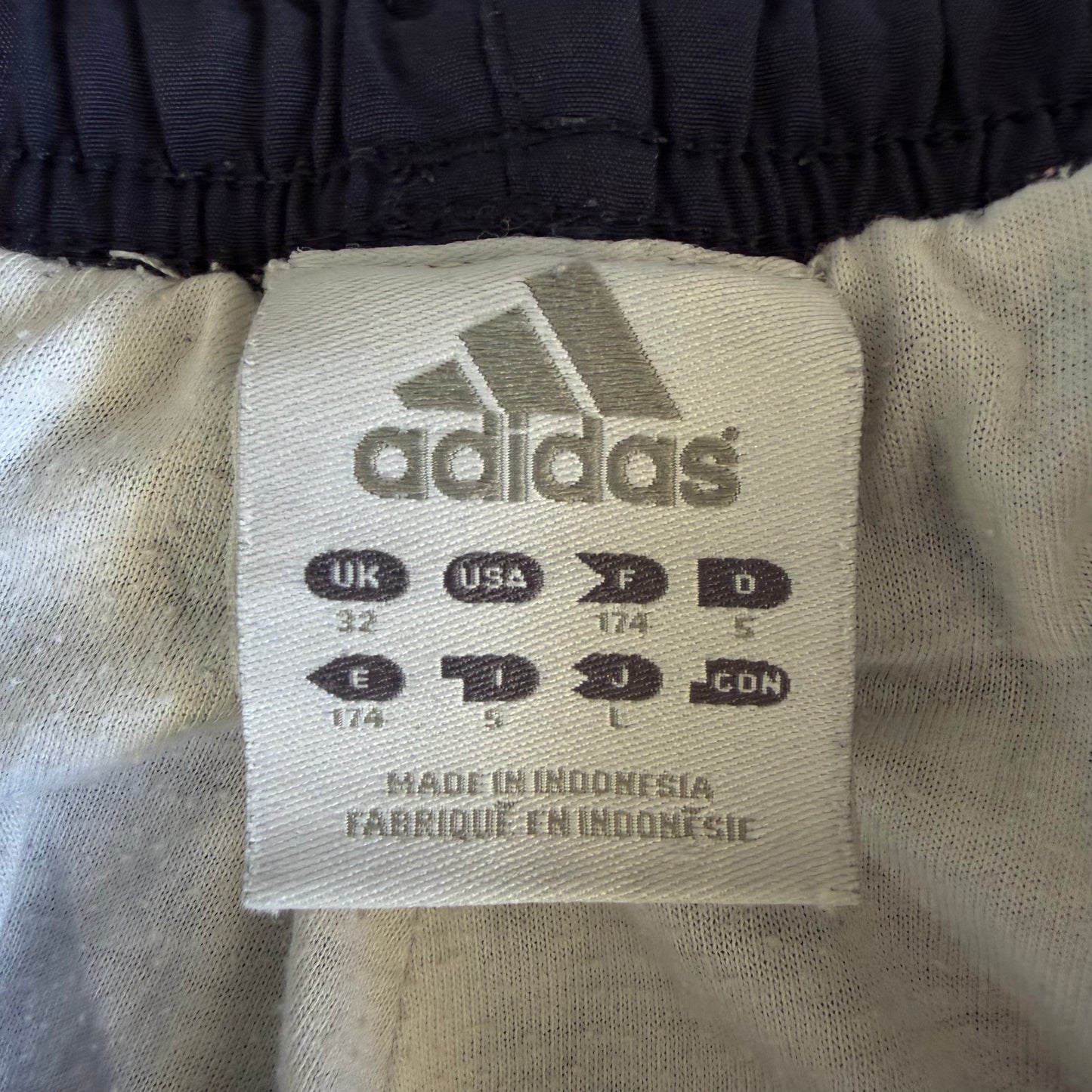 Y2K Adidas Spell Out Ringer Tee - S