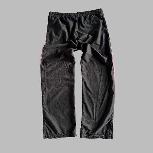 Y2K Nike Striped Relaxed Track Pants - M