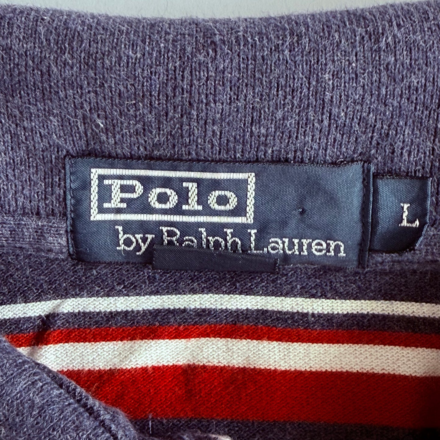 Ralph Lauren Striped Long-Sleeve - Large