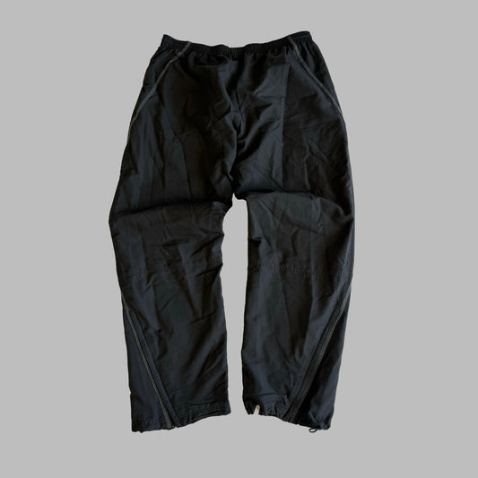 Y2K Adidas Embroidered Baggy Track Pants - L