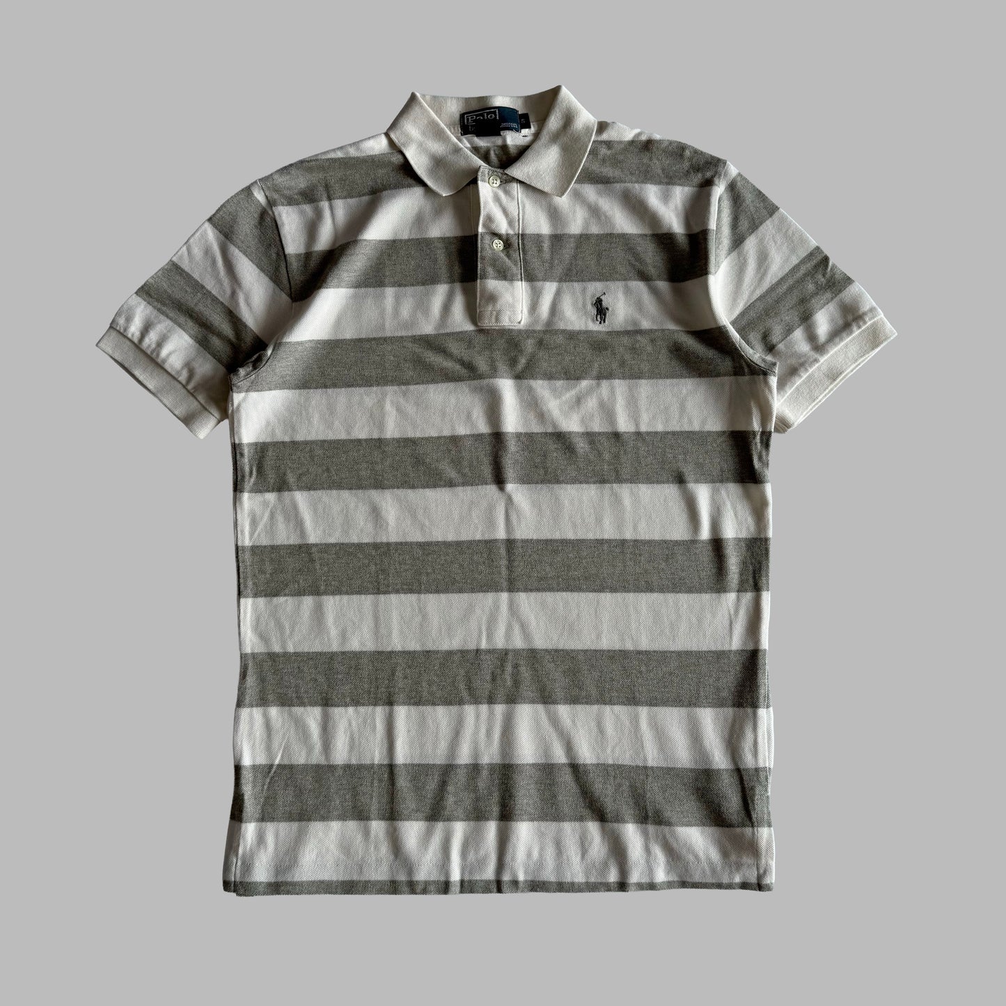 Ralph Lauren Striped Polo Shirt - Small