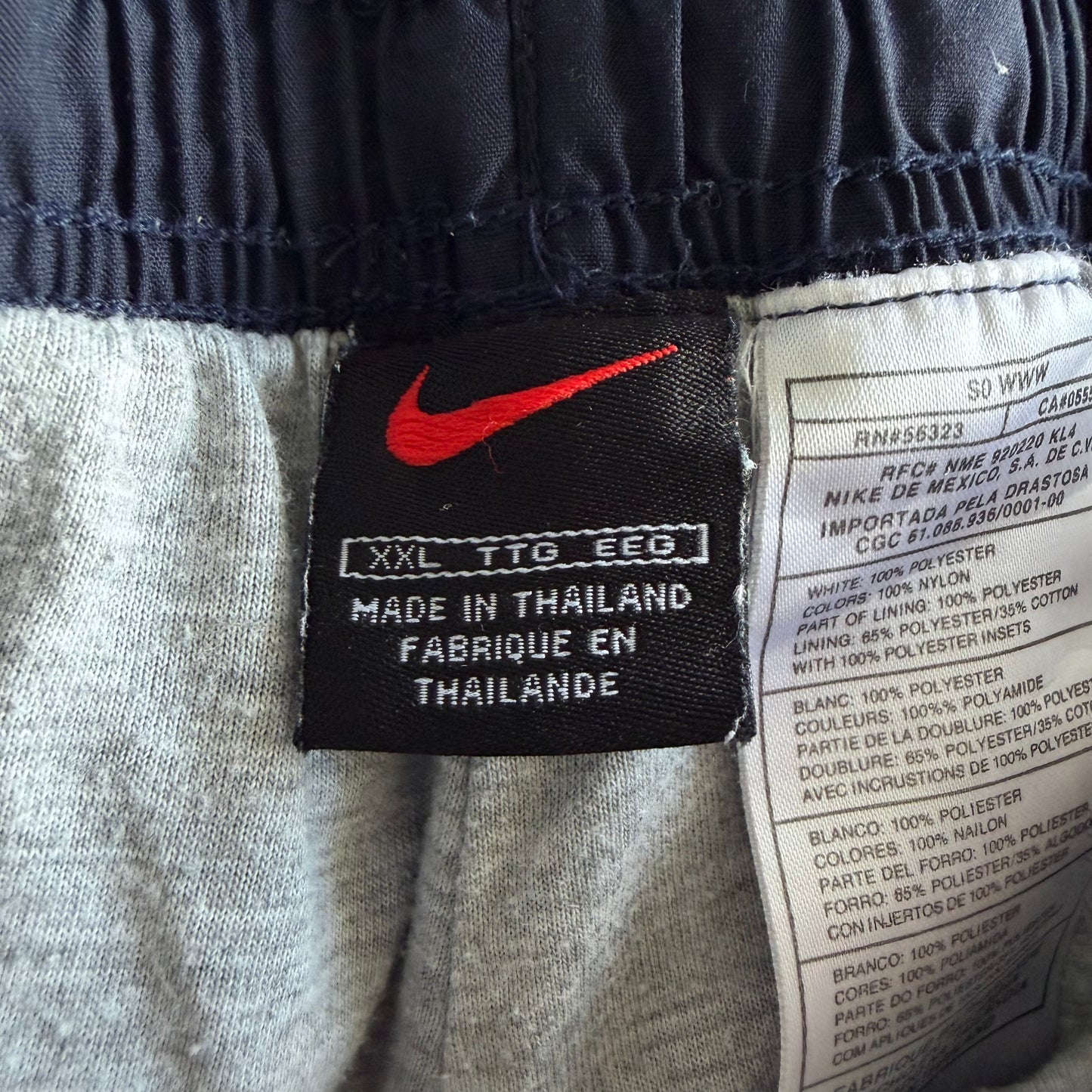 90s Nike Wide Leg Striped Track Pants - XXL