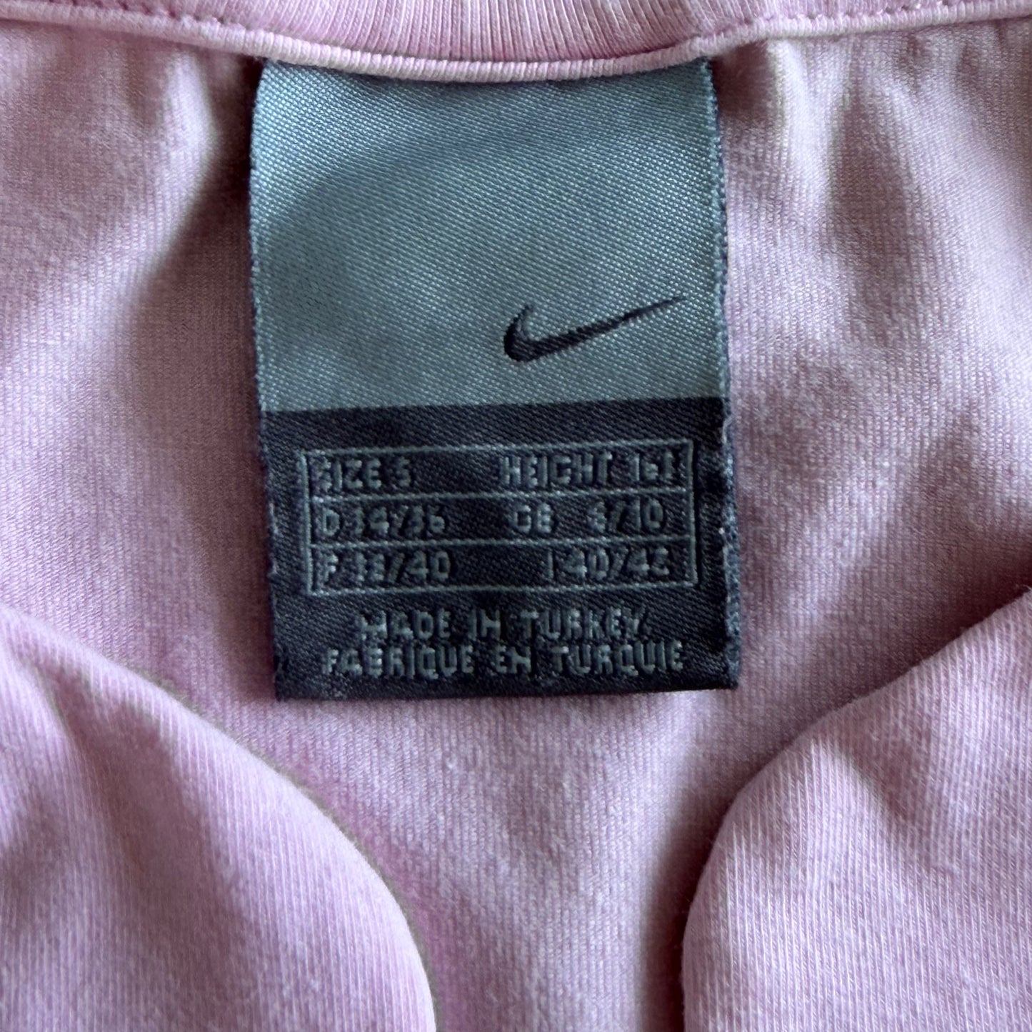 Y2K Nike Split Neck Activewear Top - S