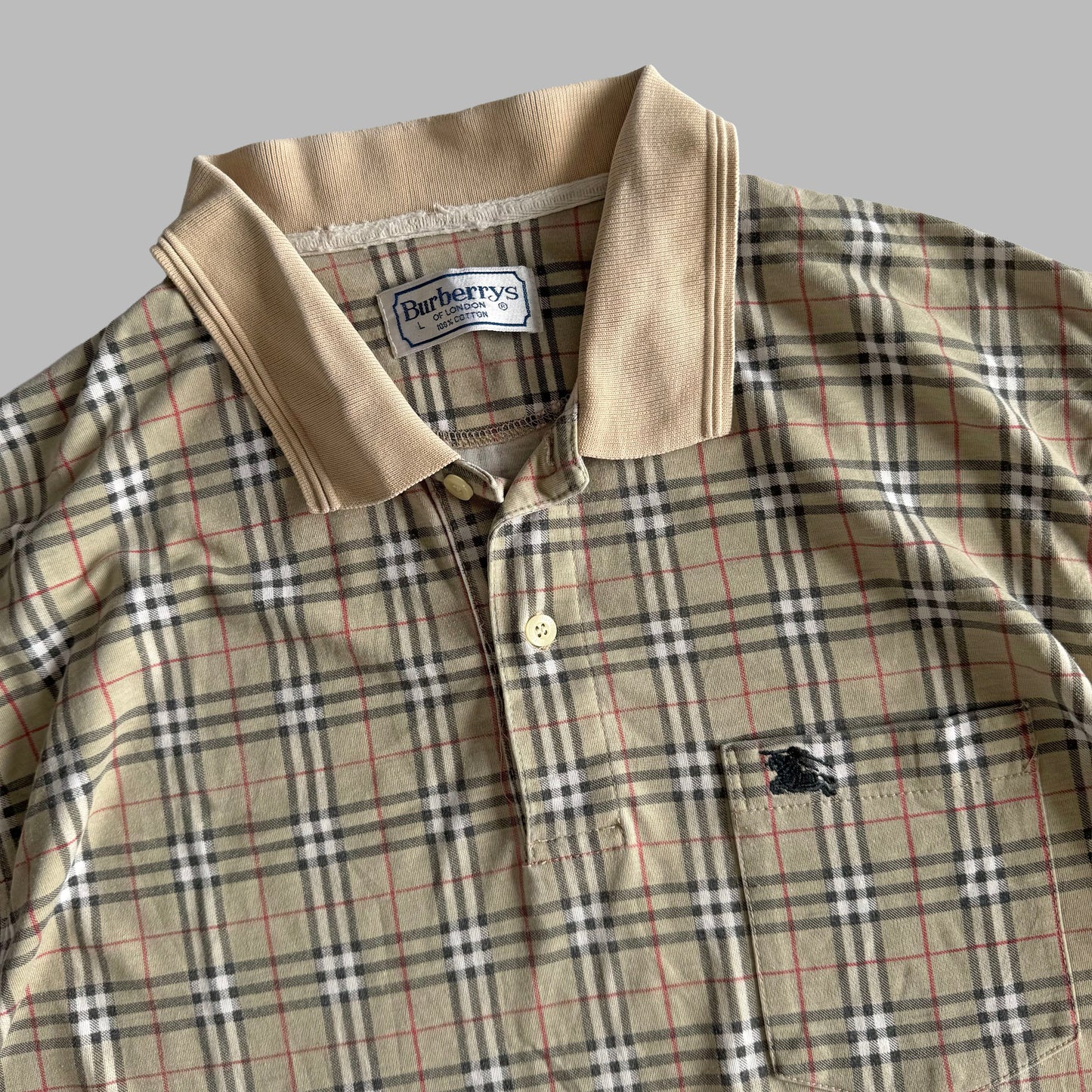 Burberry Polo Shirt - Large