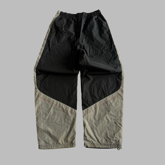 Y2K Nike Wide Leg Striped Track Pants - L