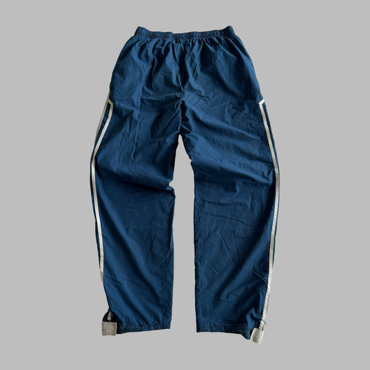 Y2K Nike Wide Leg Striped Track Pants - L