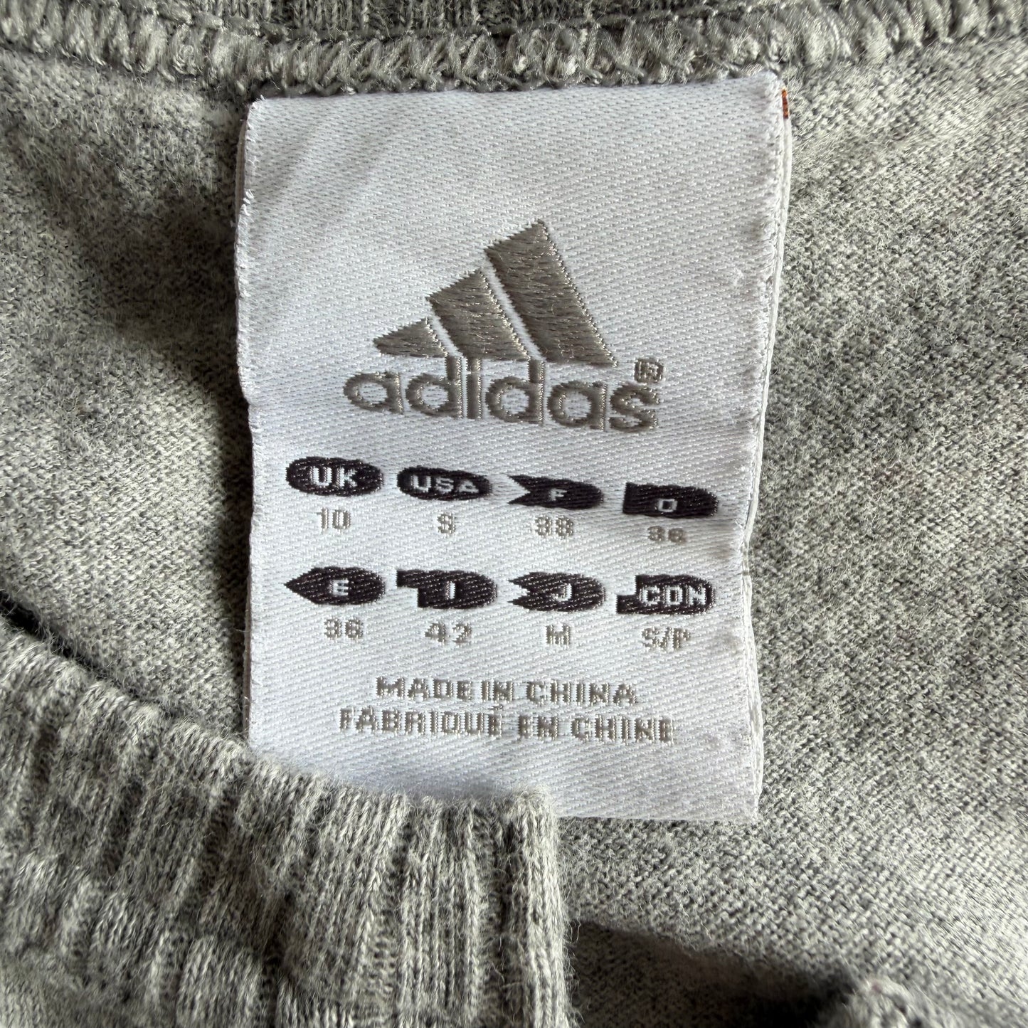 Y2K Adidas Embroidered Split Neck Baby Tee - M/L