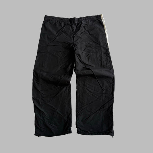 Y2K Nike Wide Leg Striped Track Pants - L