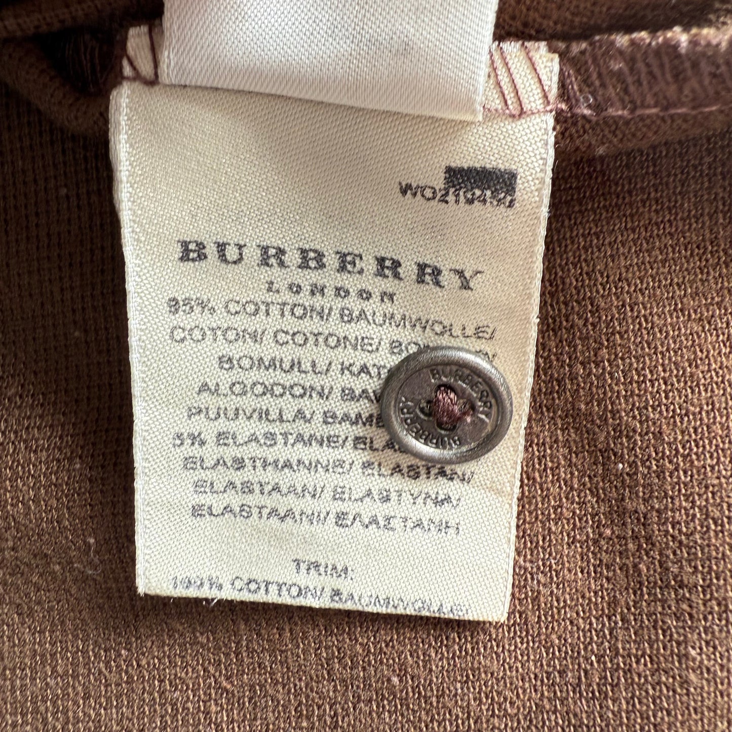 Burberry Polo Shirt - Medium