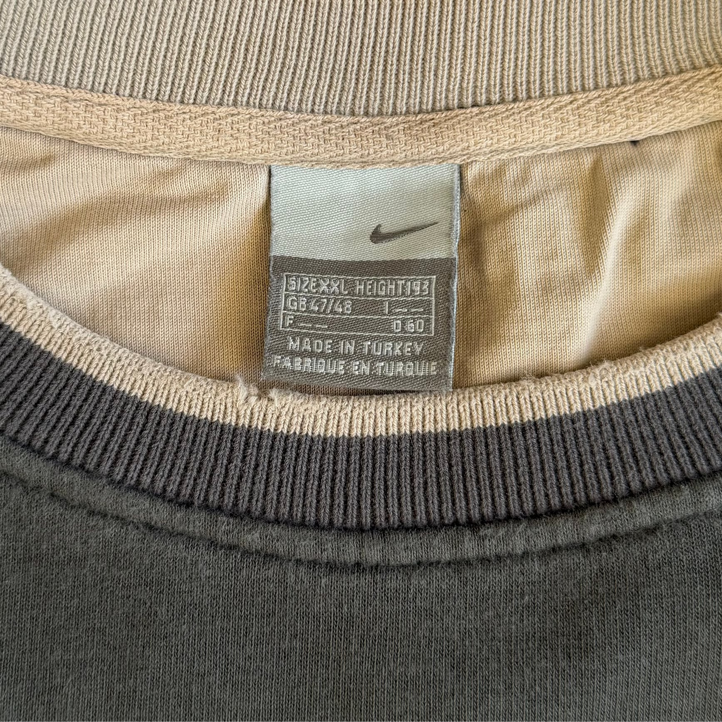 Y2K Nike Centre Swoosh Sweatshirt - XXL