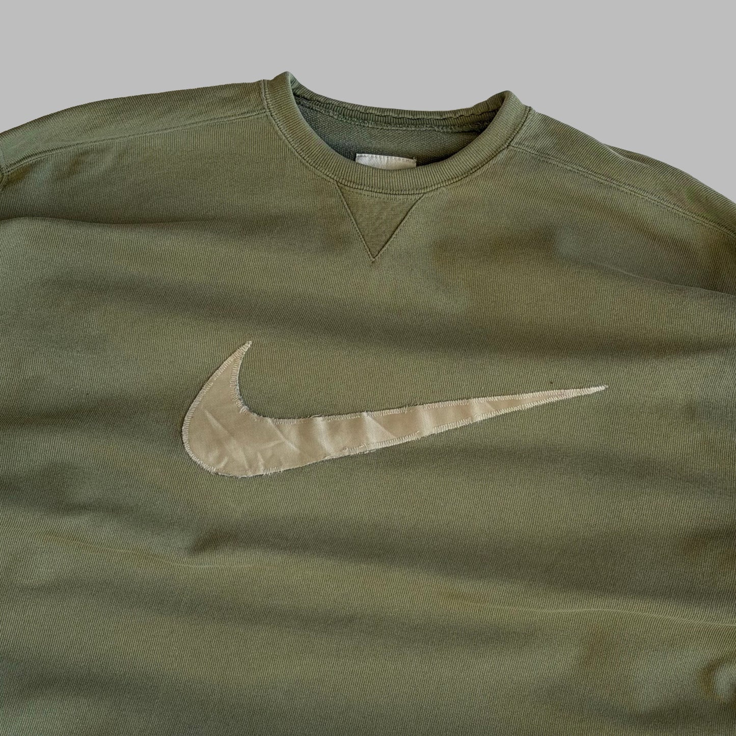 90s Nike Classic Centre Swoosh Sweatshirt - M