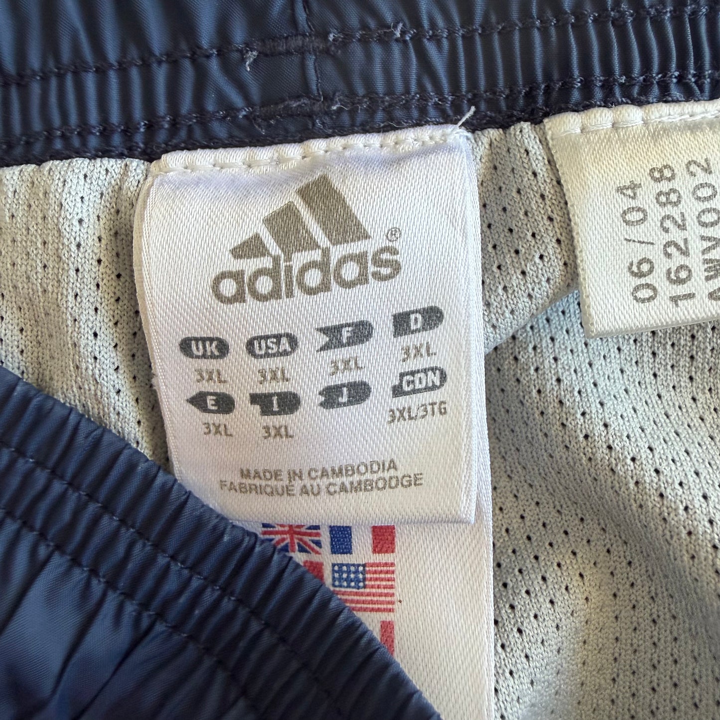 Y2K Adidas Three Stripe Baggy Track Pants - XXXL