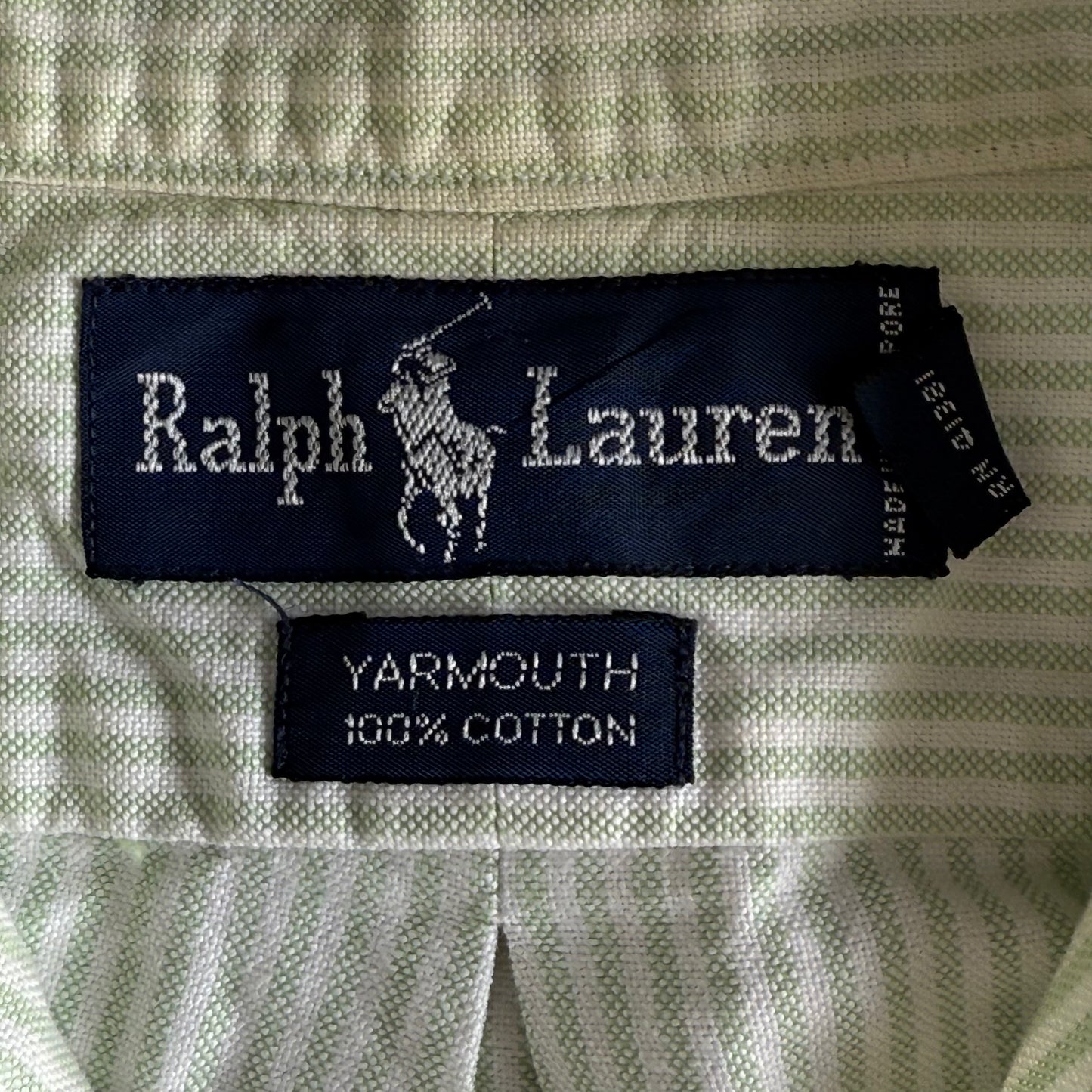 Ralph Lauren Striped Button Up Shirt - Large