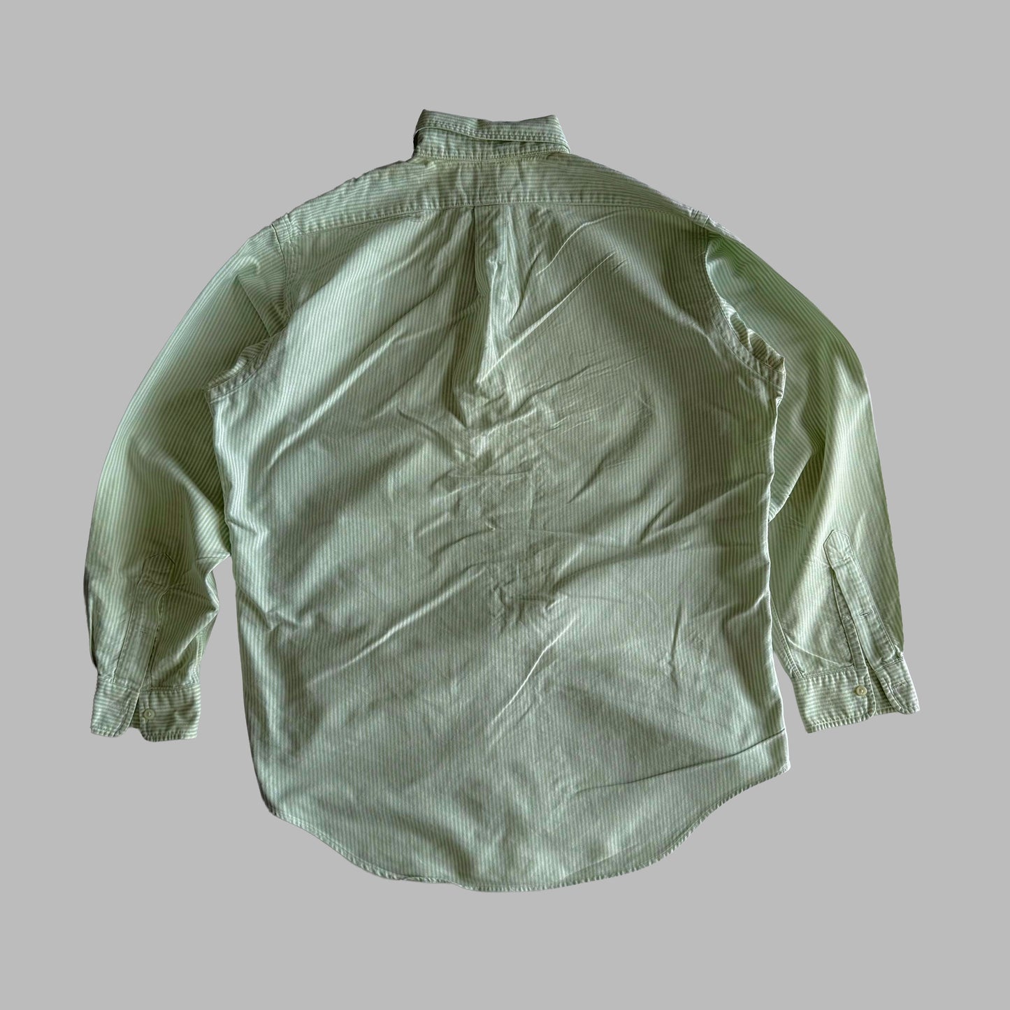 Ralph Lauren Striped Button Up Shirt - Large