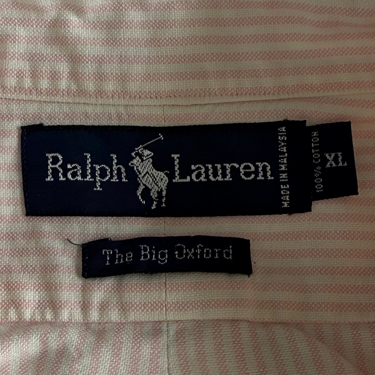 Ralph Lauren Striped Button Up Shirt - XL
