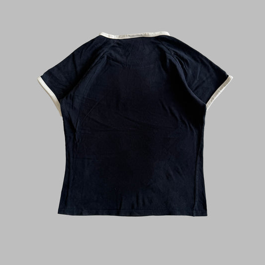 Y2K Nike Spell Out Baby Tee - M