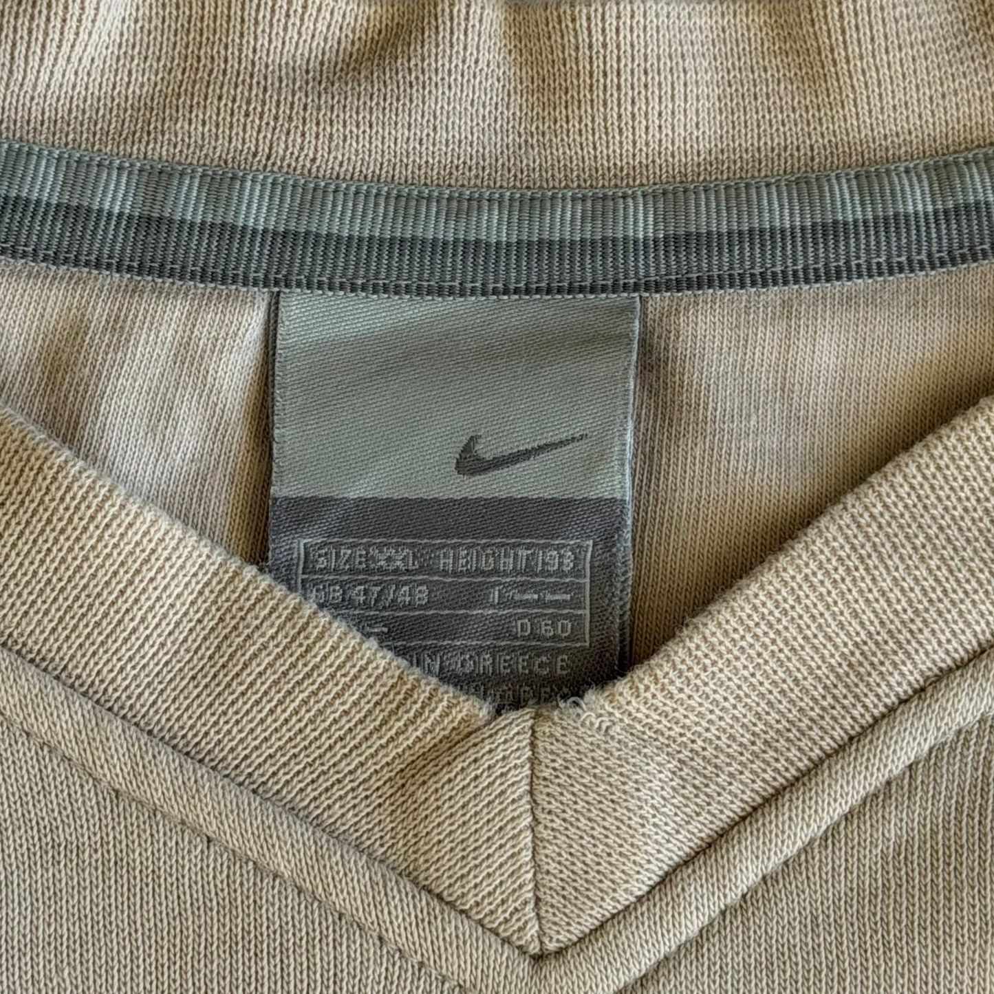 Y2K Nike Single swoosh V-neck Sweatshirt - XXL