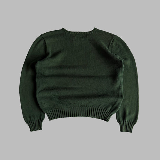 90s Polo Ralph Lauren Cotton Knit Sweater - M
