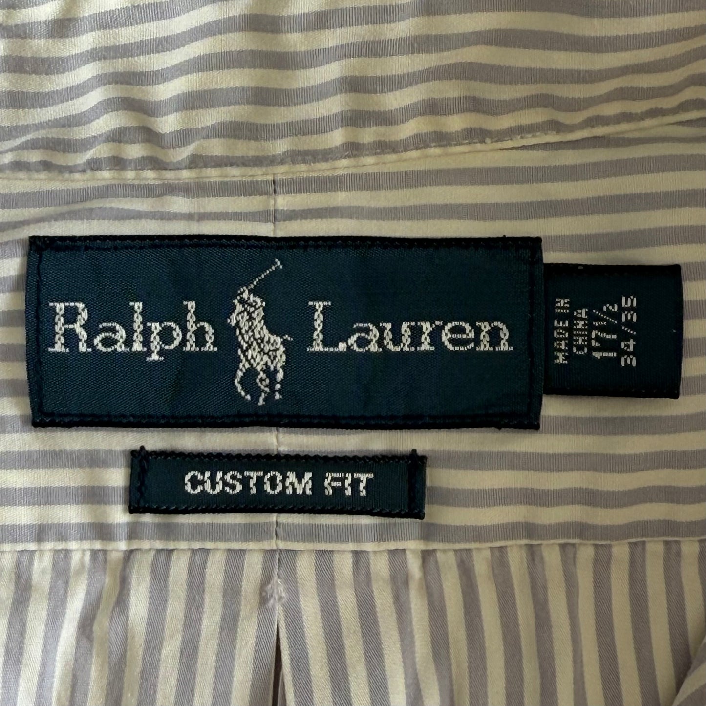 Ralph Lauren Striped Button Up Shirt - XL