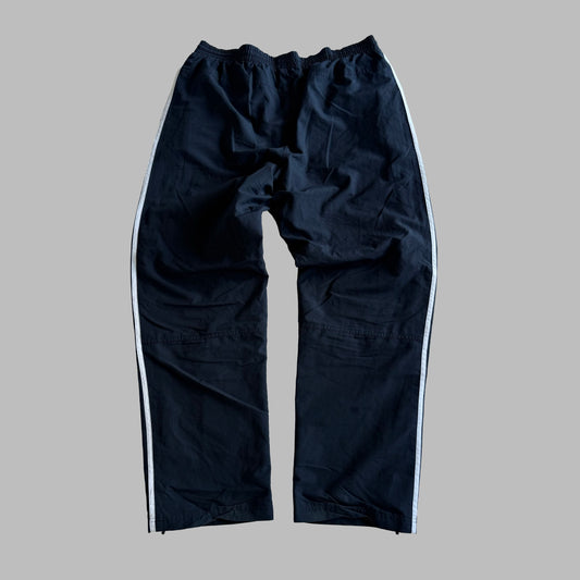 Y2K Adidas Three Stripe Baggy Track Pants - XL