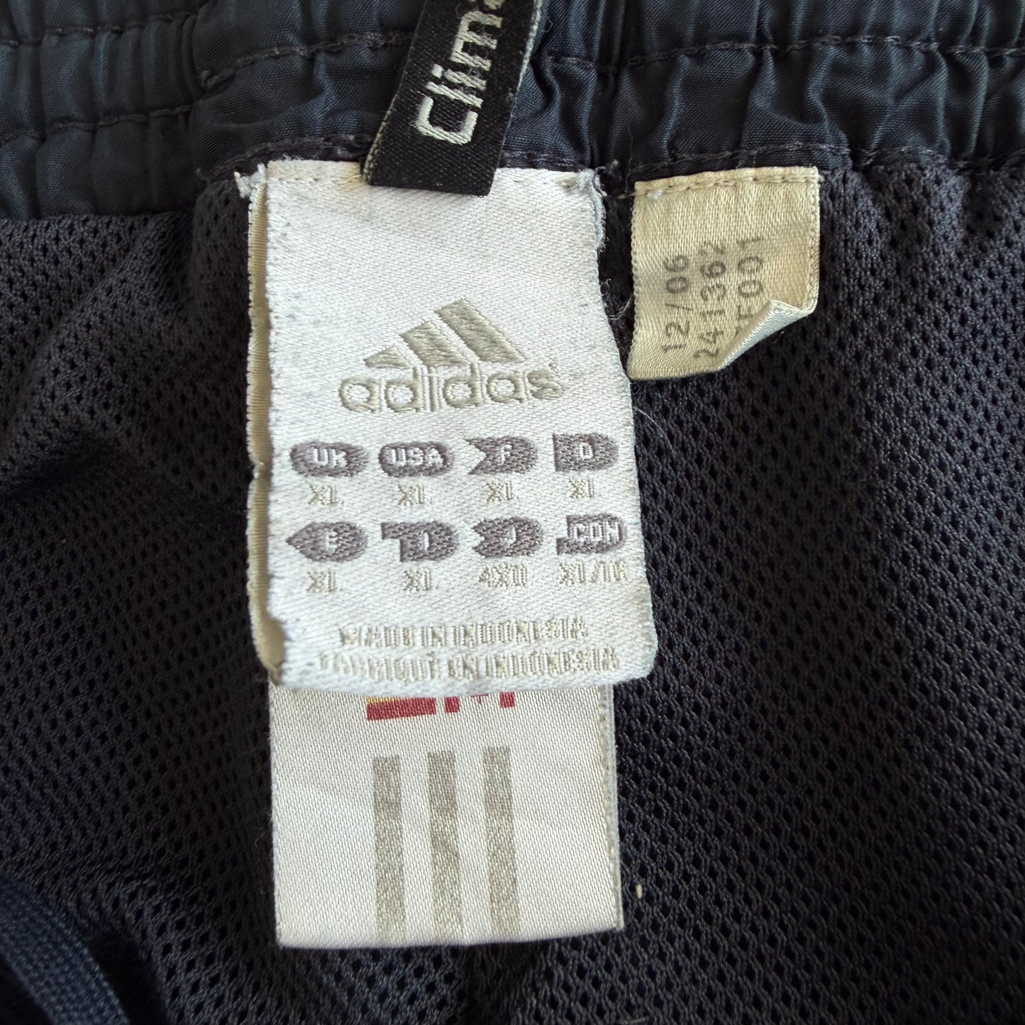 Y2K Adidas Three Stripe Baggy Track Pants - XL