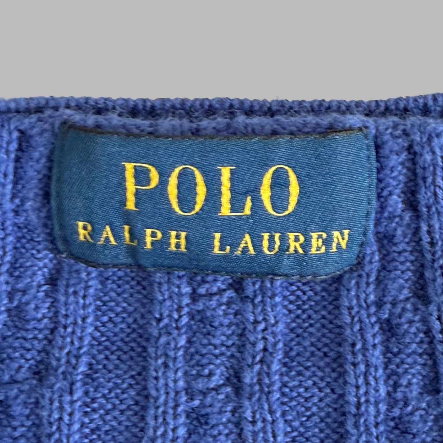 Ralph Lauren Cable Knit Cardigan - Small