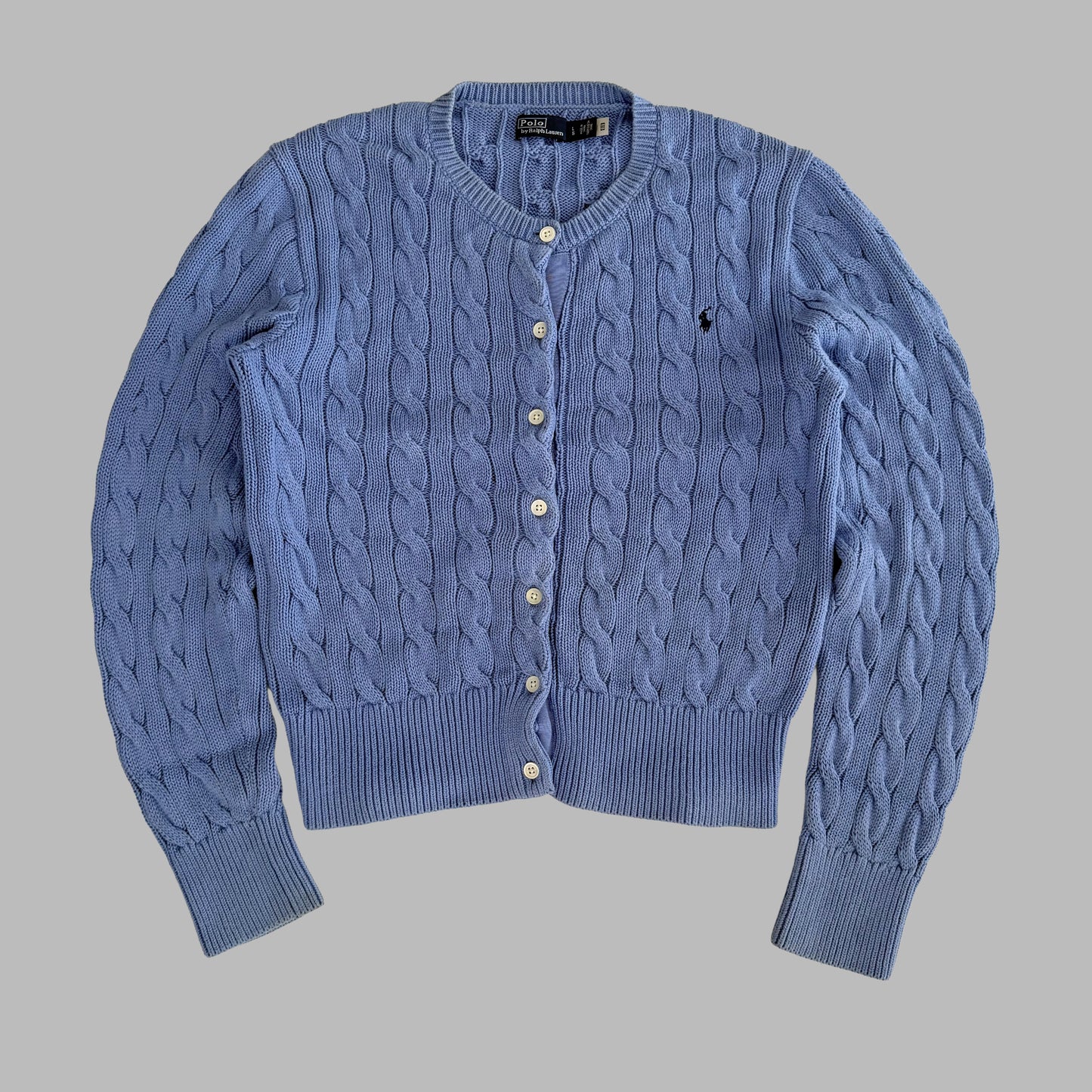 Ralph Lauren Cable Knit Cardigan - Large