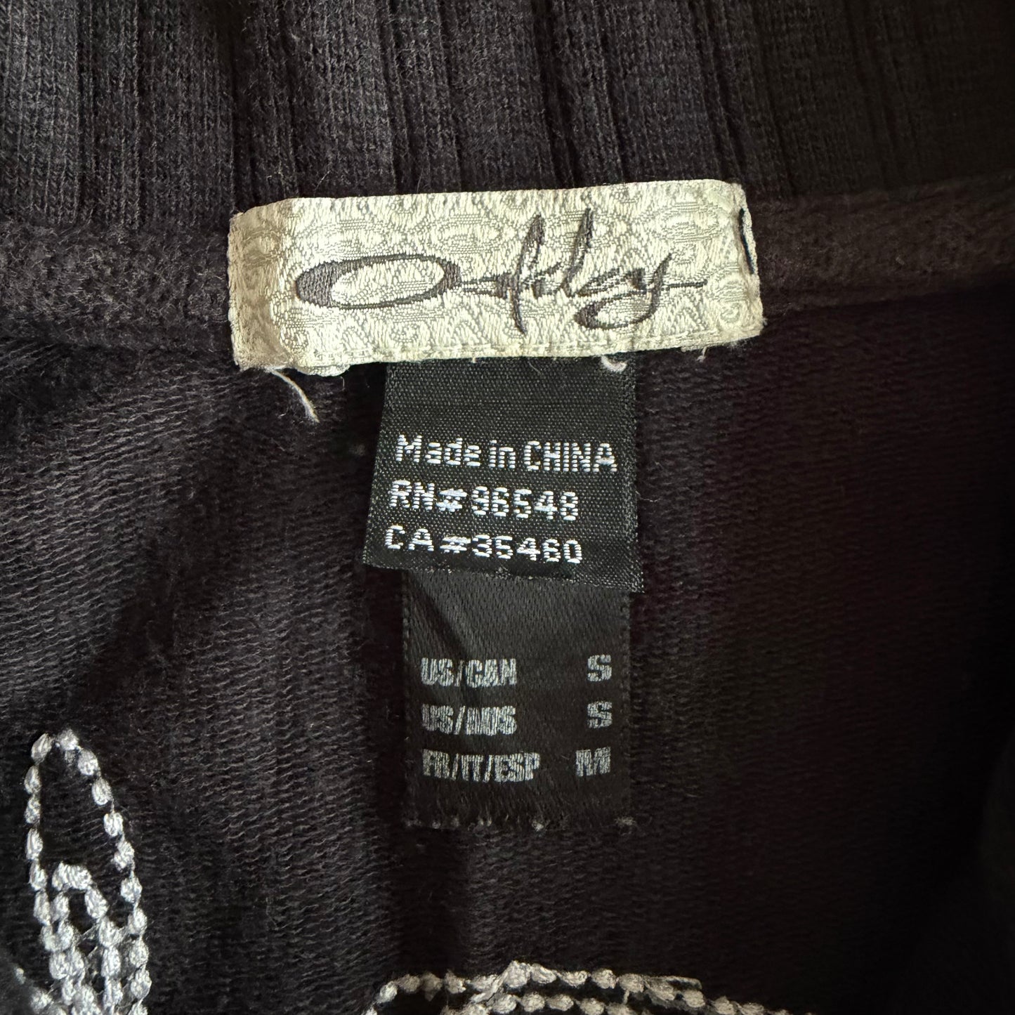 Y2K Oakley Panelled Track Jacket - S/M