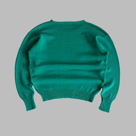 Y2K Polo Ralph Lauren Cotton Knit Sweater - M