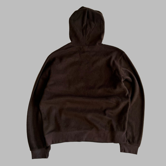 Y2K Brown Gap Fleece Hoodie - L
