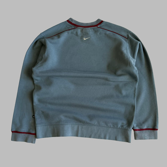 Y2K Nike Spell Out Sweatshirt - S