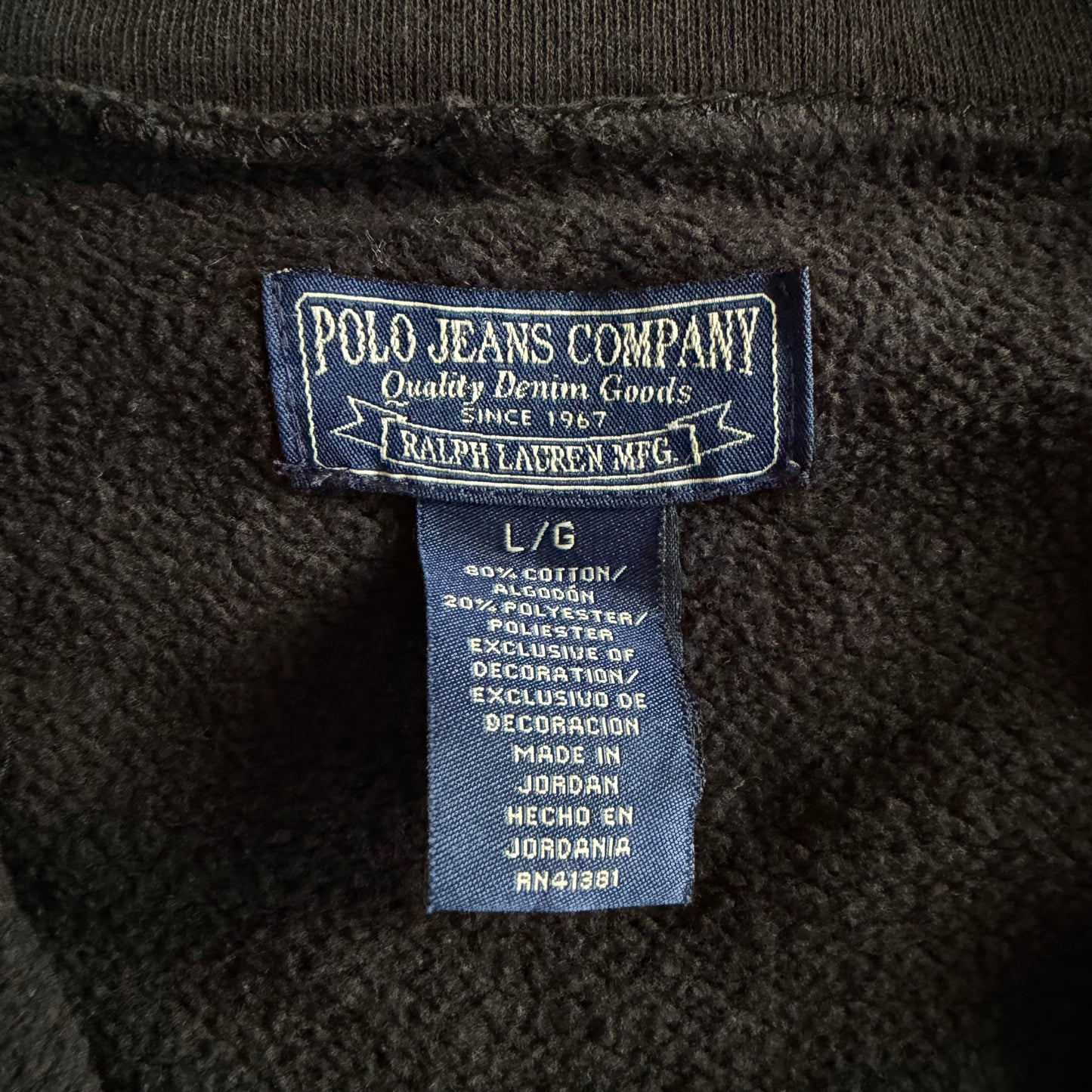 Y2K Polo Ralph Lauren Spell Out Jacket - L