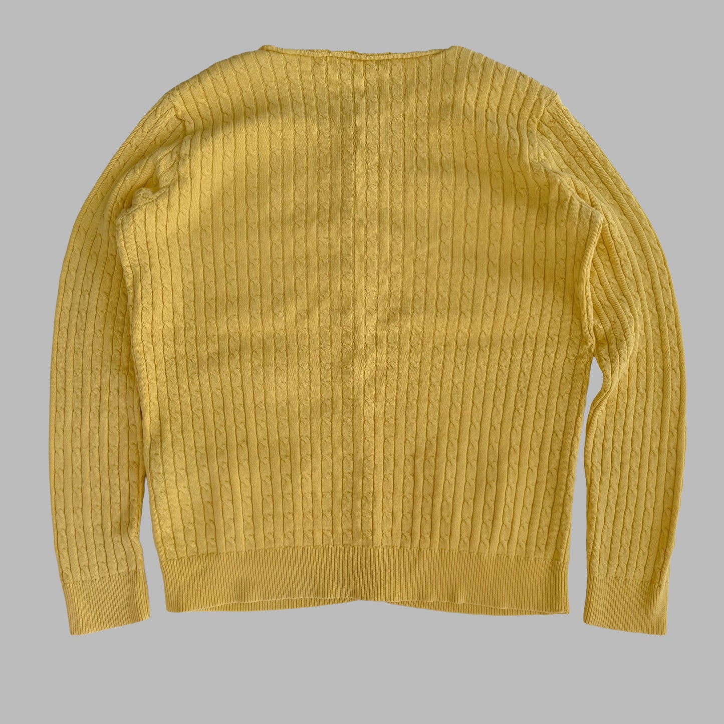 Ralph Lauren Cable Knit Cardigan - Large