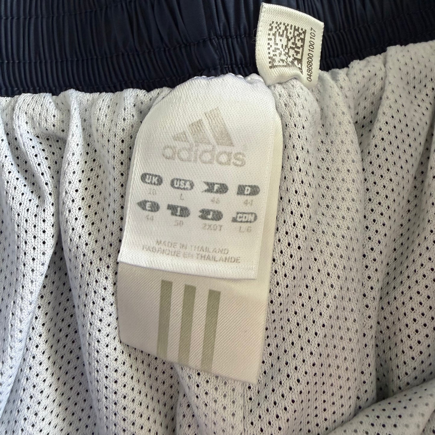 Y2K Adidas Straight Leg Three Stripe Track Pants - L