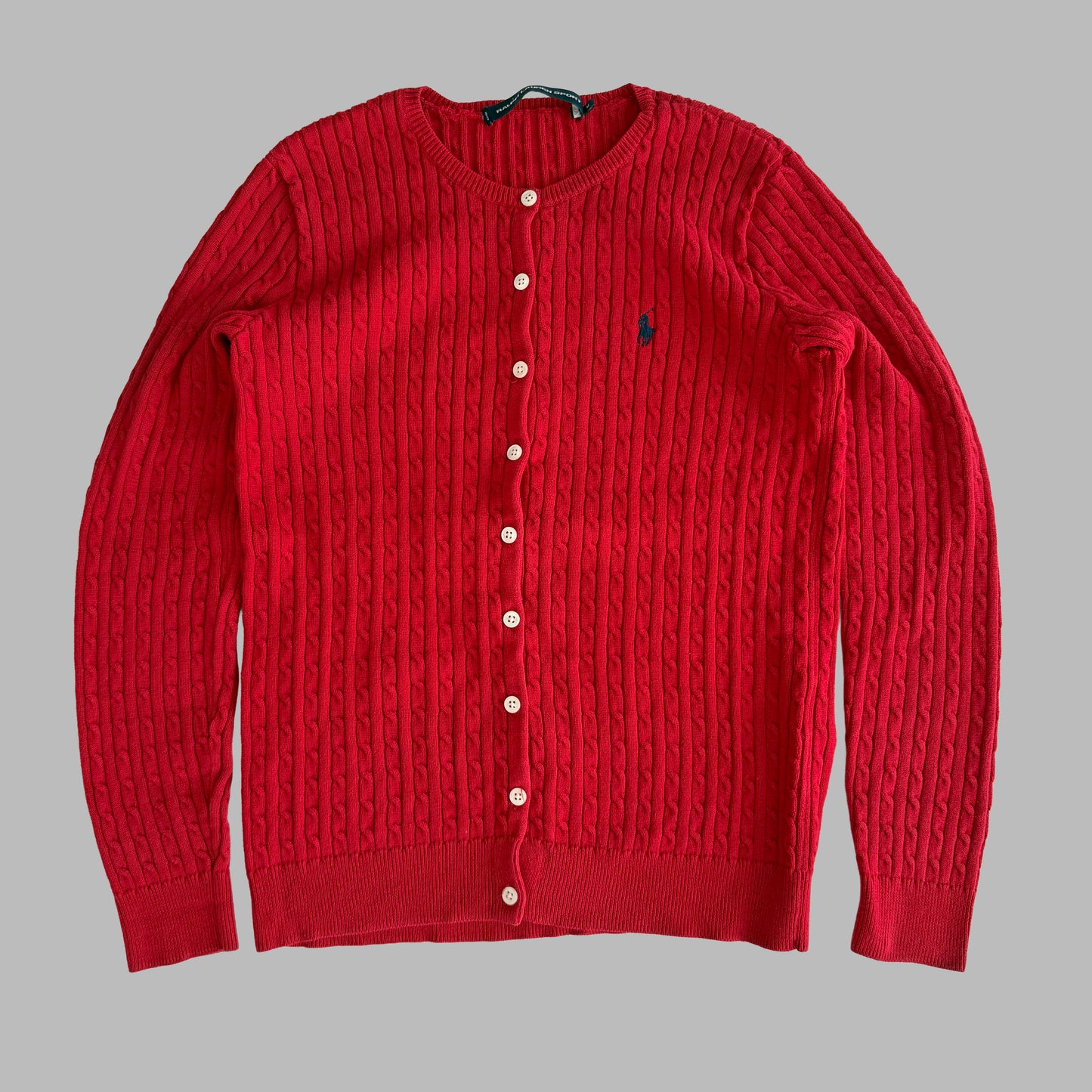 Ralph Lauren Cable Knit Cardigan - Medium