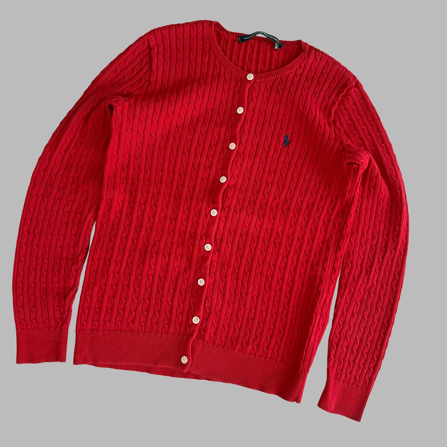 Ralph Lauren Cable Knit Cardigan - Medium