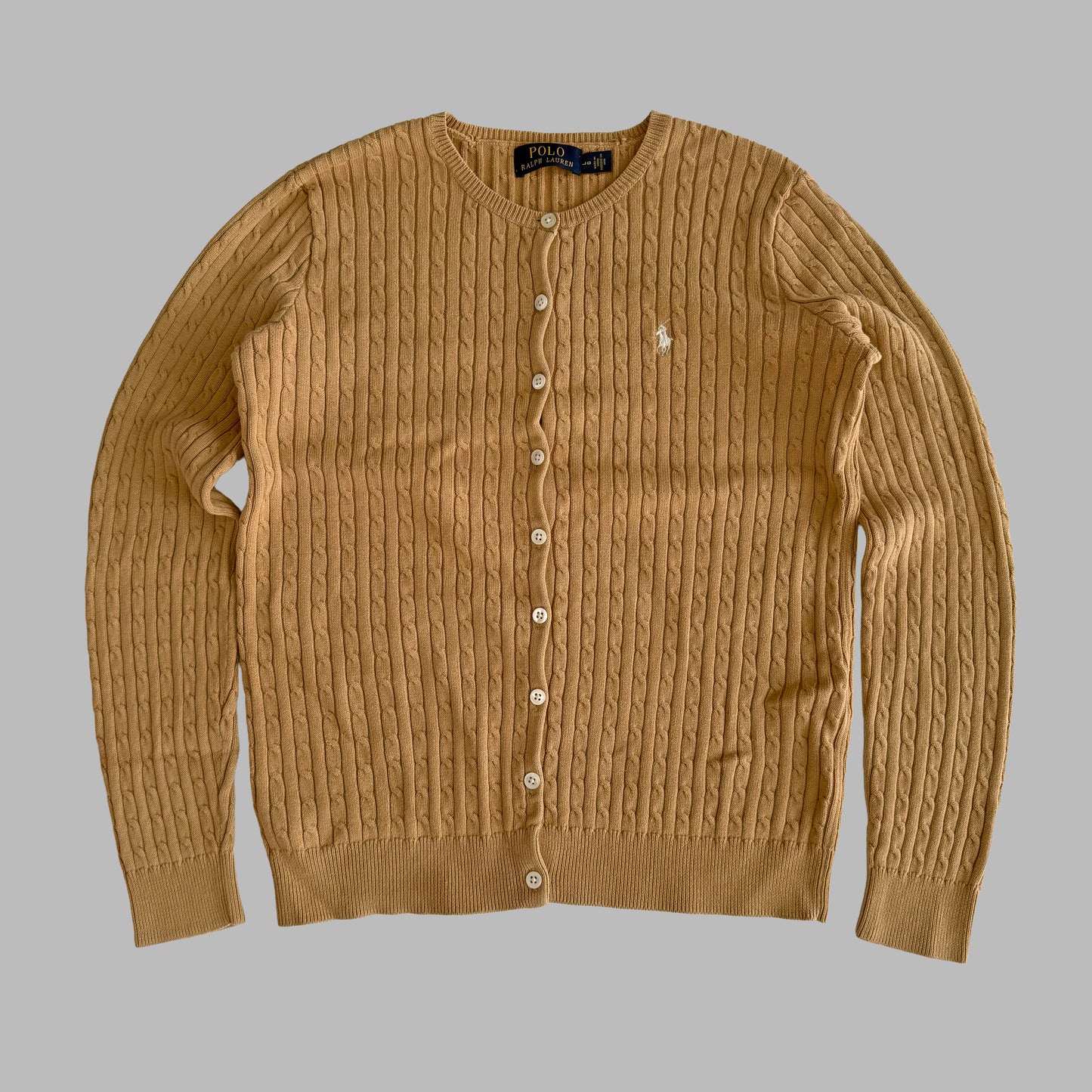 Ralph Lauren Cable Knit Cardigan - Large