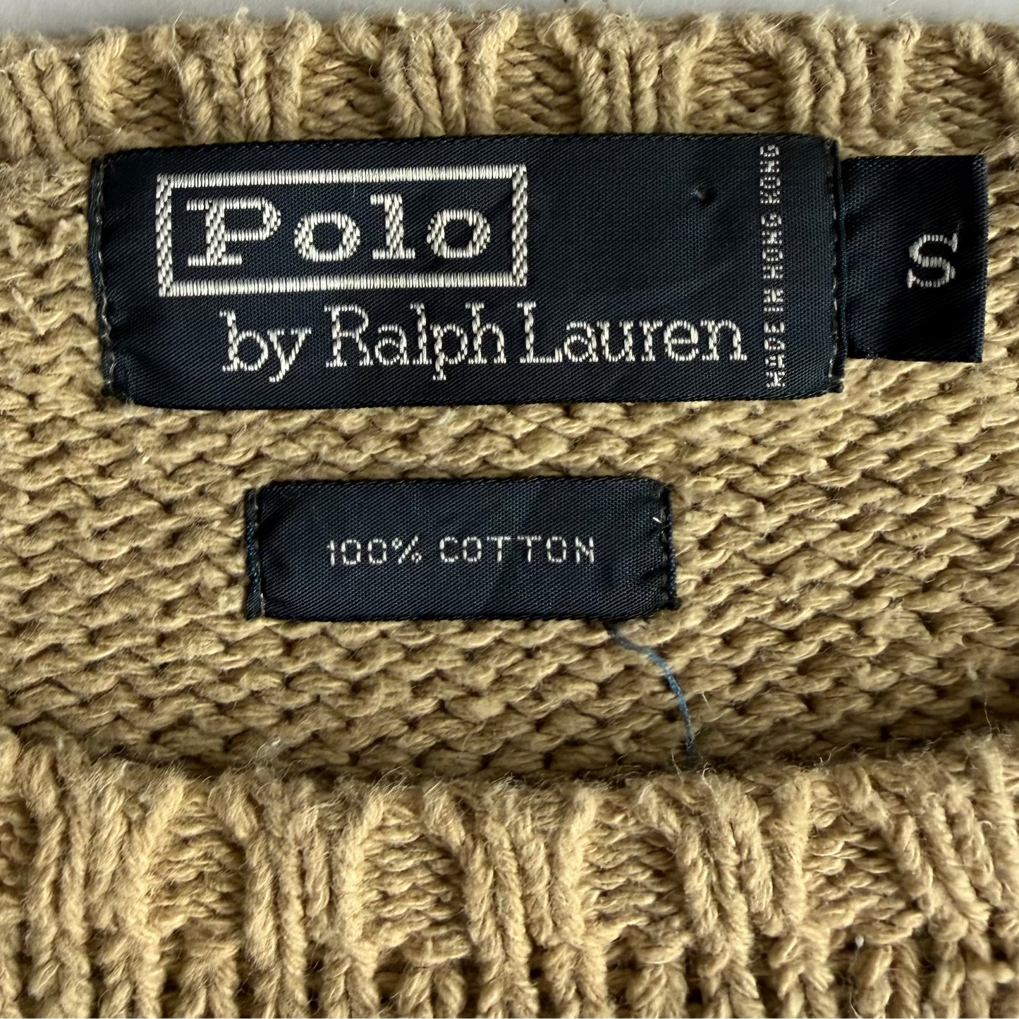 90s Polo Ralph Lauren Heavyweight Knit Sweater - L