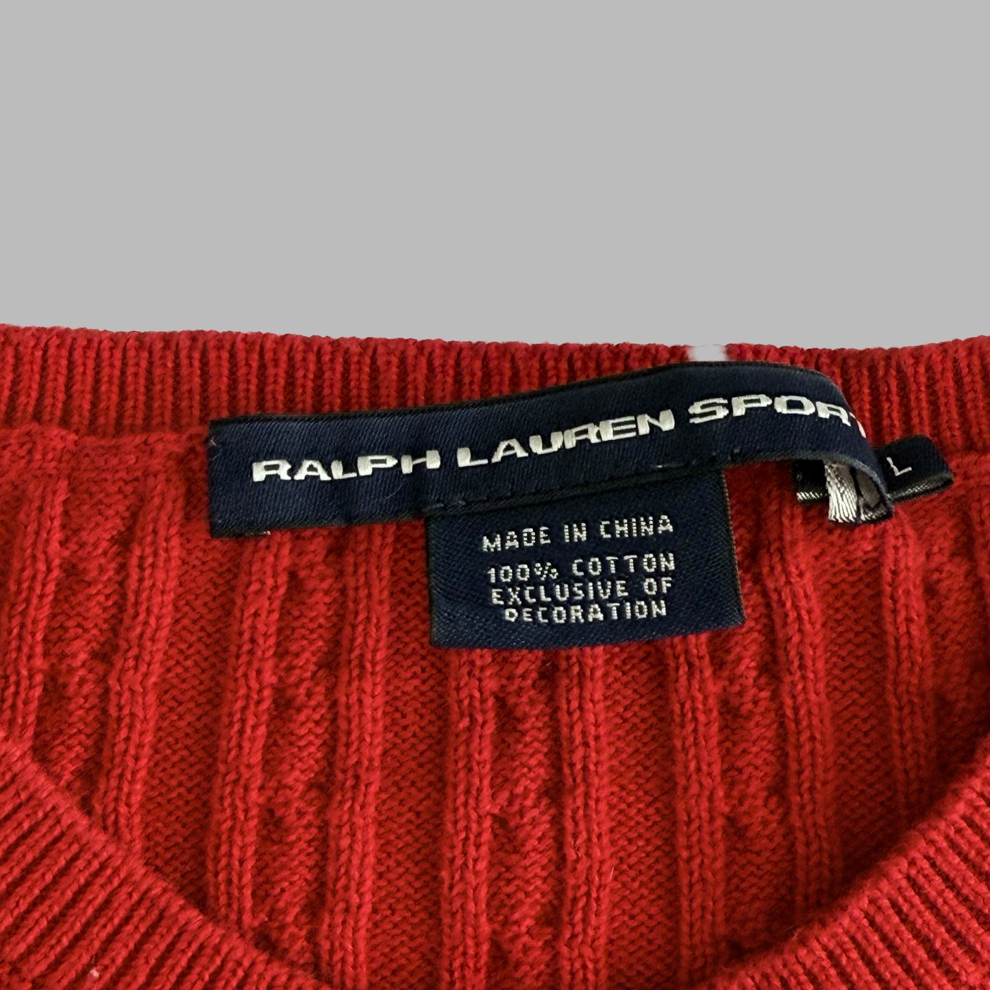 Ralph Lauren Cable Knit Cardigan - Small