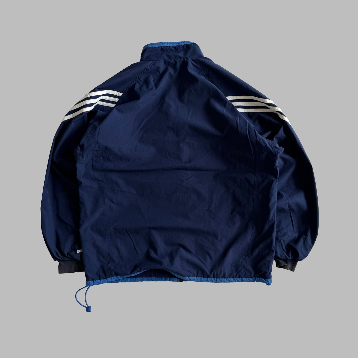 90s Adidas Three Stripe Track Jacket - M