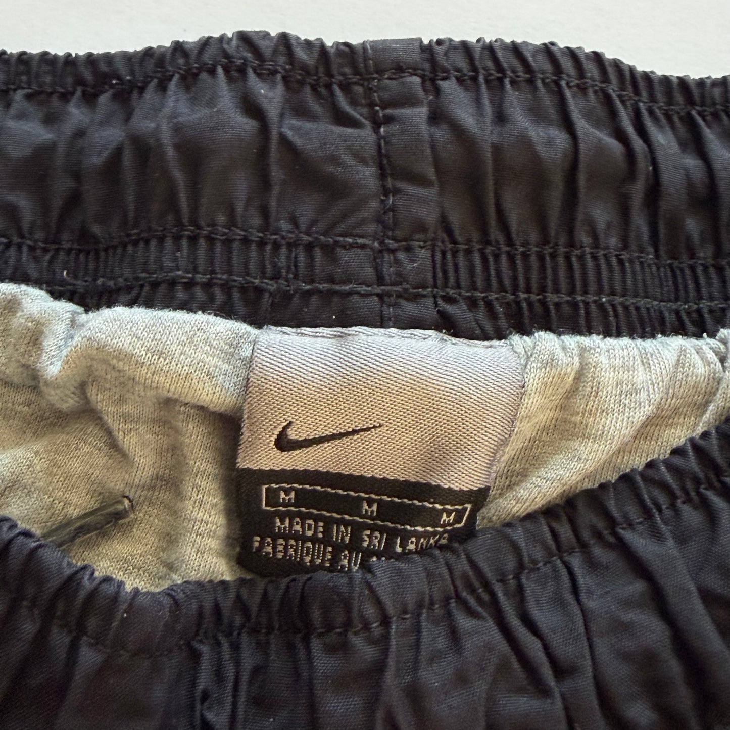 Y2K Nike Wide Leg Spell Out Track Pants - M