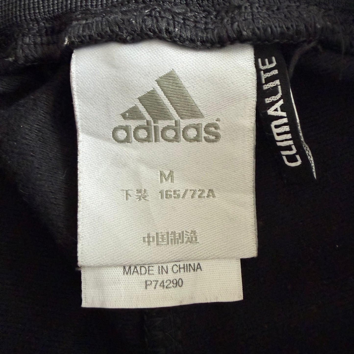 Y2K Adidas Wide Leg Three Stripe Track Pants - M