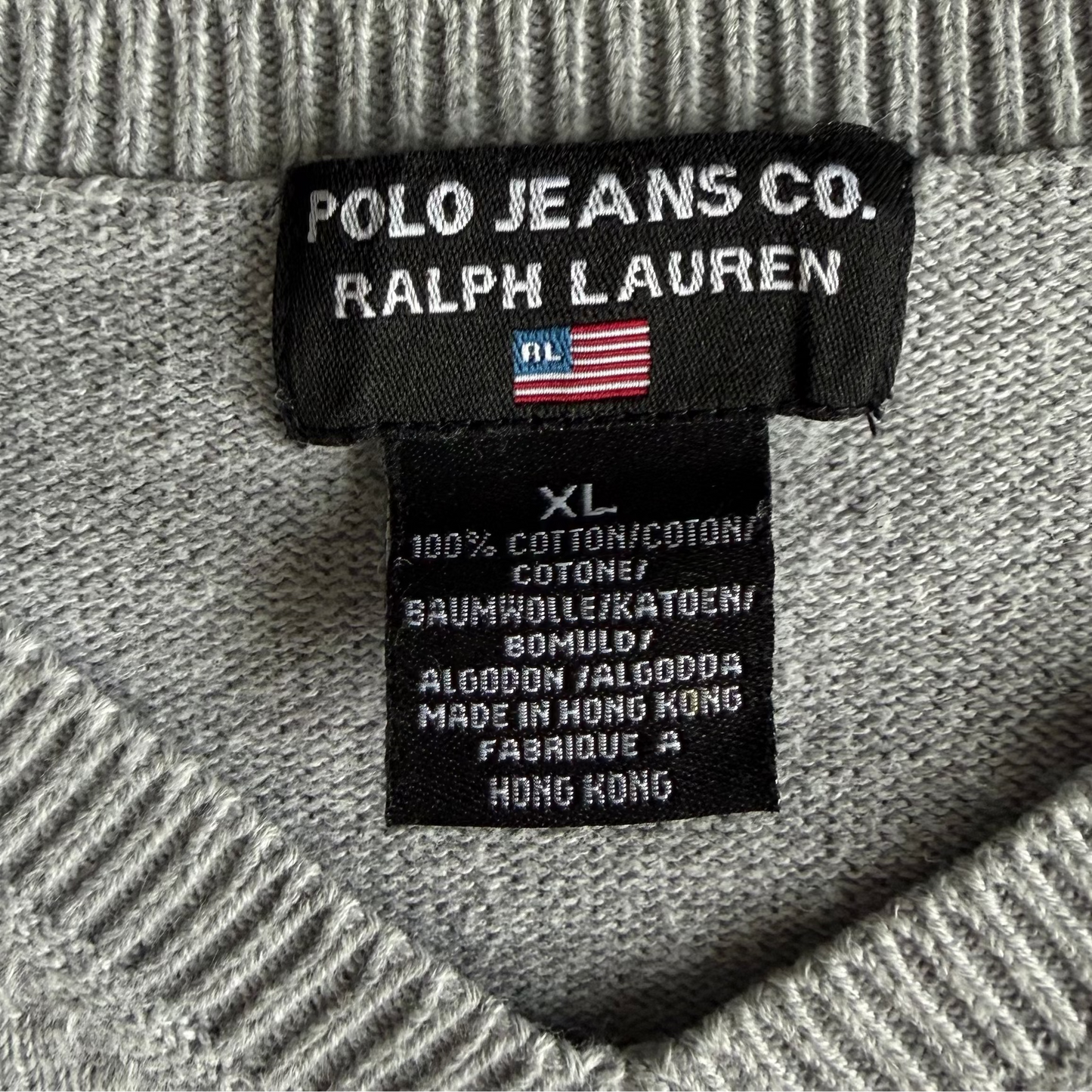 Y2K Polo Ralph Lauren Lightweight Knit Sweater - XL