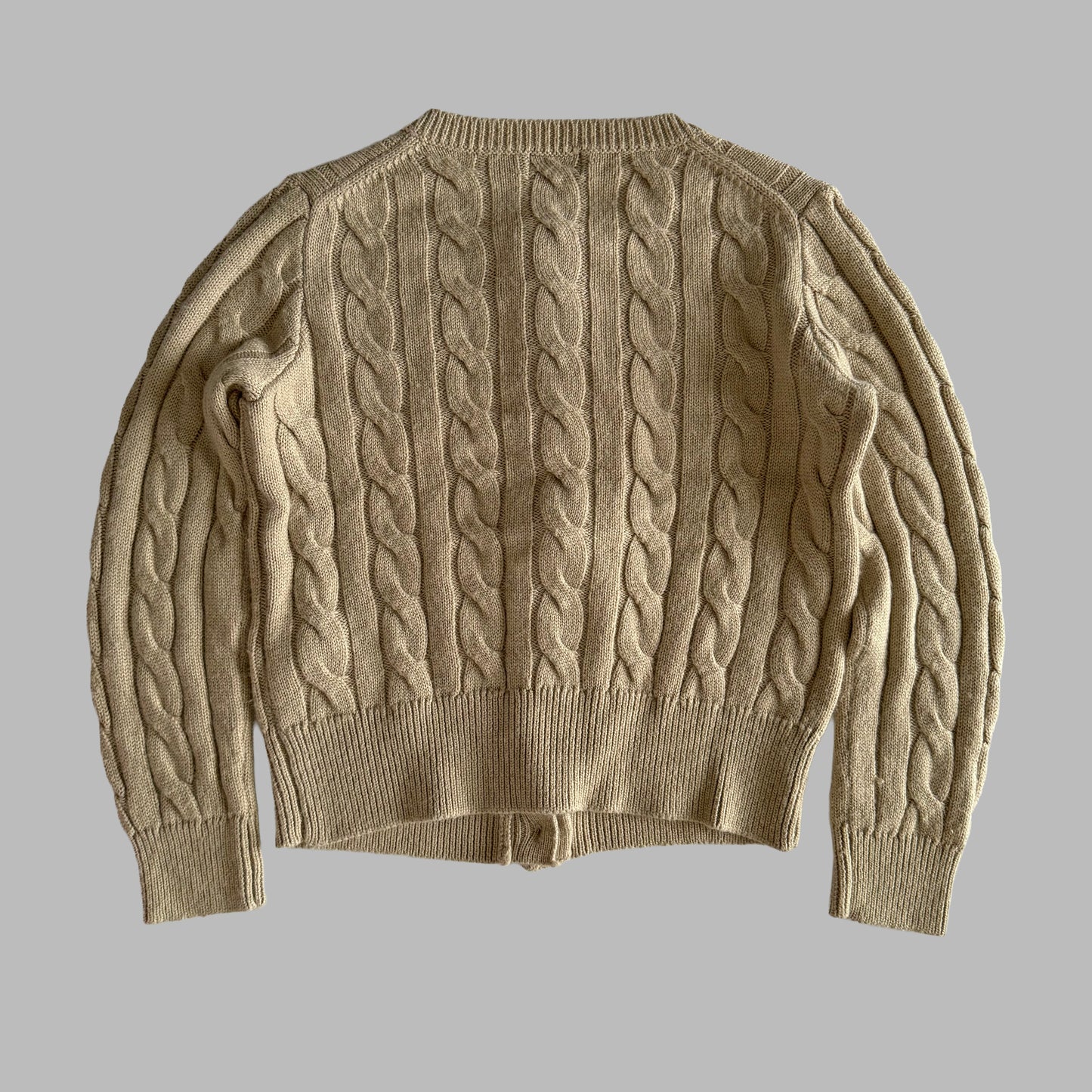 Ralph Lauren Cable Knit Cardigan - Medium